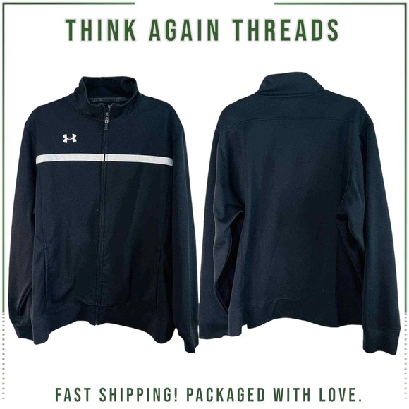 Under Armour Jackets & Blazers - Under Armour Allseasongear Campus Warm Up Jacket Black Size XL